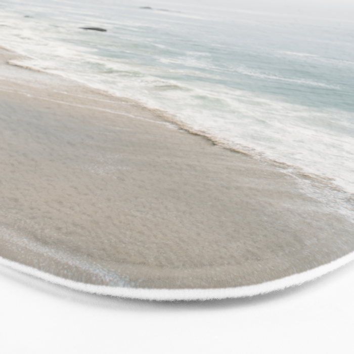 Coast in Malibu Print - Point Dume Pirate's Cove Beach - Coastal Boho Bath Mat Gallery Image 3