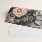 Desert Florals And Succulent Garden Peach Teal Wrapping Paper Gallery Image 2