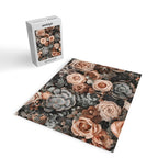 Desert Florals And Succulent Garden Peach Teal Jigsaw Puzzle Gallery Image 2