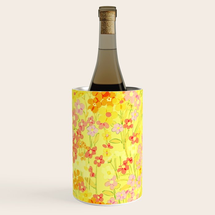 Summer Garden (Yellow) Wine Chiller Gallery Image 1
