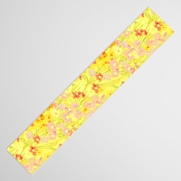 Summer Garden (Yellow) Table Runner Gallery Image 3
