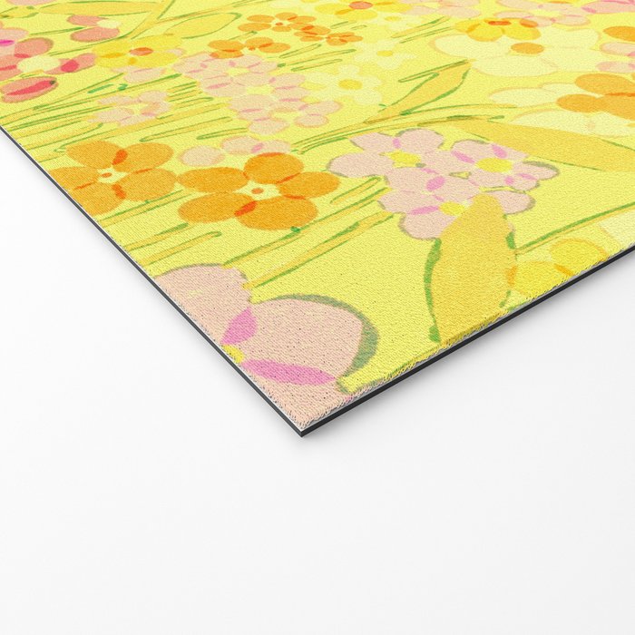 Summer Garden (Yellow) Welcome Mat Gallery Image 2
