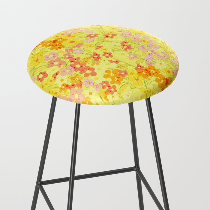 Summer Garden (Yellow) Stool Gallery Image 2