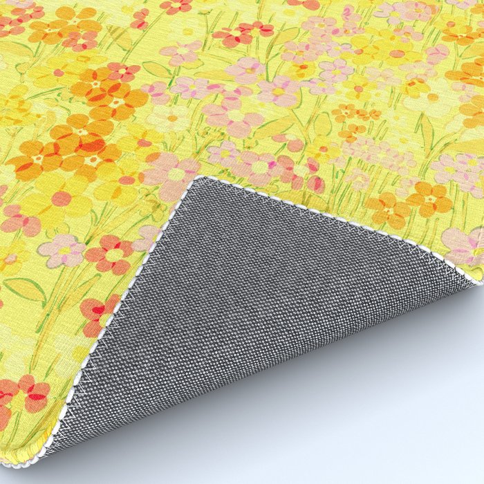 Summer Garden (Yellow) Rug Gallery Image 4