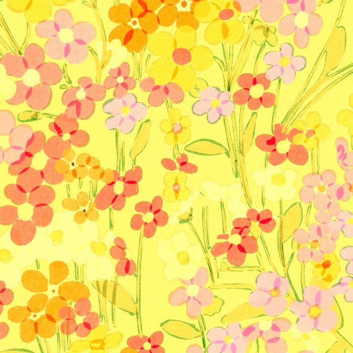 Summer Garden (Yellow) Coffee Mug Gallery Image 2