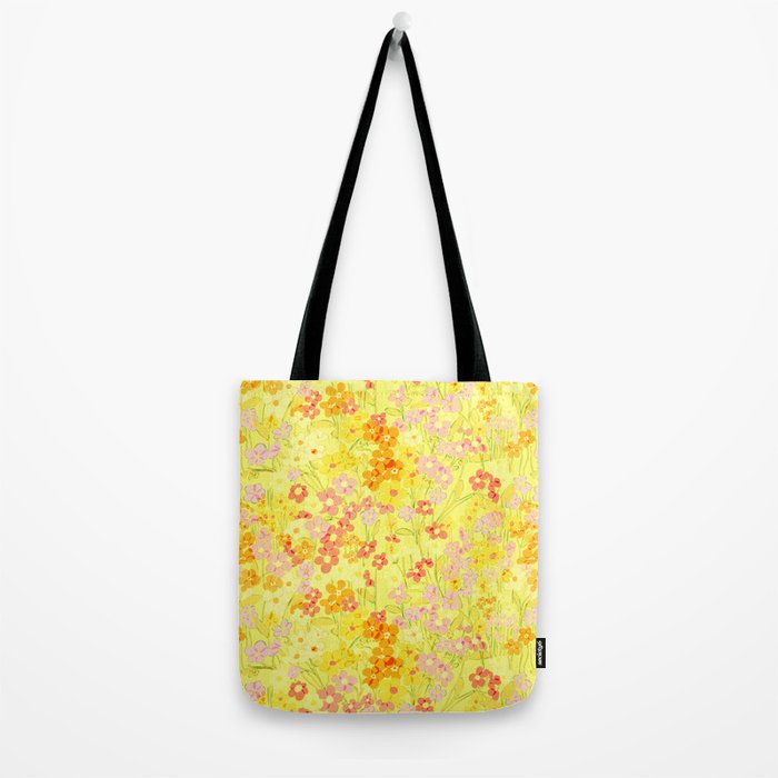 Summer Garden (Yellow) Tote Bag Gallery Image 2