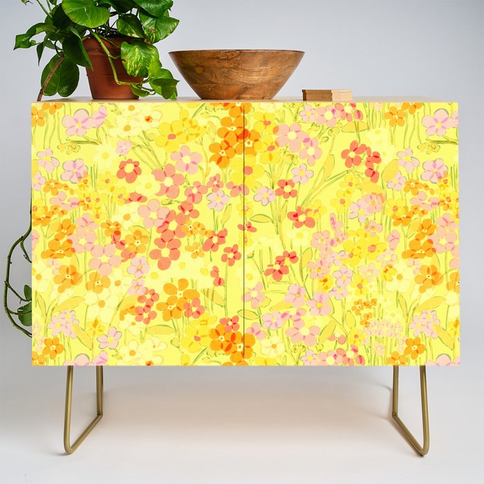 Summer Garden (Yellow) Credenza Gallery Image 1