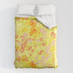 Summer Garden (Yellow) Duvet Cover Gallery Image 6