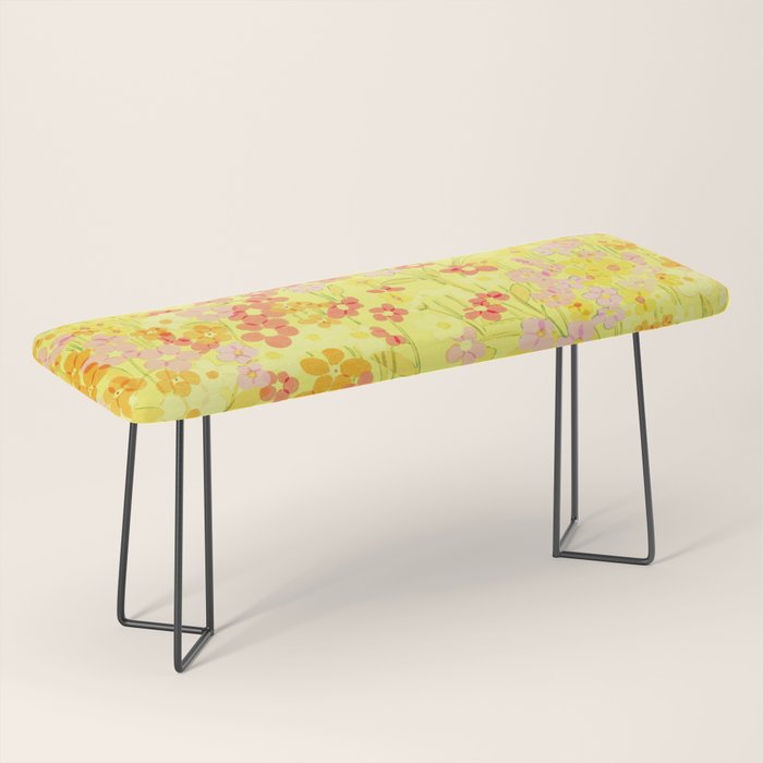 Summer Garden (Yellow) Bench Gallery Image 1