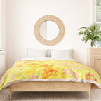 Summer Garden (Yellow) Duvet Cover Gallery Image 3