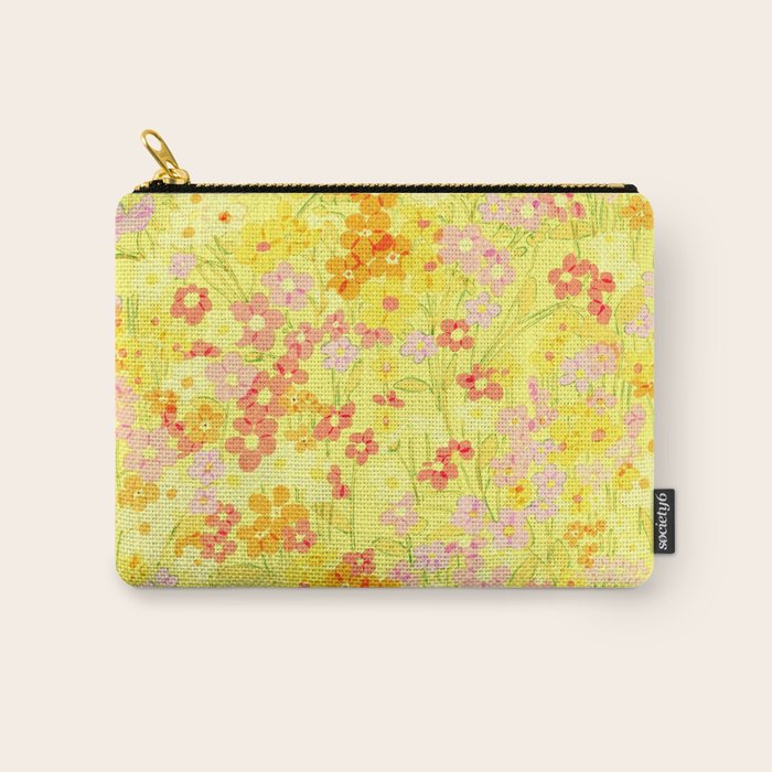 Summer Garden (Yellow) Carry All Pouch Gallery Image 1