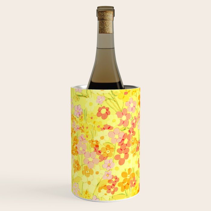 Summer Garden (Yellow) Wine Chiller Gallery Image 2