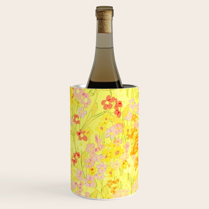 Summer Garden (Yellow) Wine Chiller Gallery Image 3