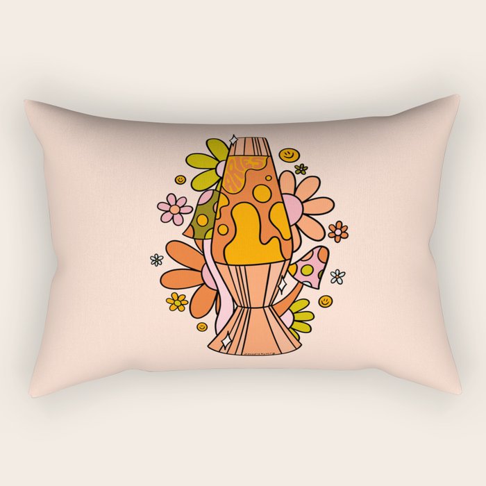 Aries Lava Lamp Rectangular Pillow Gallery Image 1