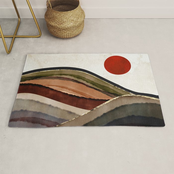 Fall Abstract Rug Gallery Image 1