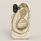 Oyster from "The Oyster: A Popular Summary of a Scientific Study," 1891 (benefitting the Billion Oyster Project) iPhone Case Gallery Image 1