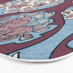 Antique Floral Beauty PB Bath Mat Gallery Image 3