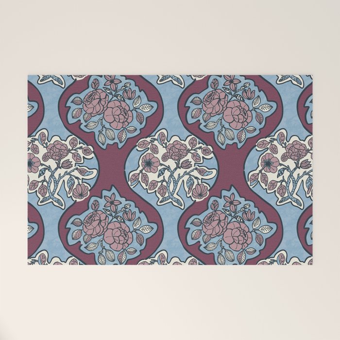 Antique Floral Beauty PB Welcome Mat Gallery Image 1