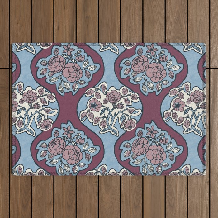 Antique Floral Beauty PB Outdoor Rug Gallery Image 1