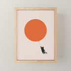 Cat Landscape 182: Sun Balloon Mini Art Print Gallery Image 1