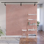 Abstract modern rose pink geometrical pattern Wall Mural Gallery Image 1