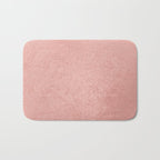 Abstract modern rose pink geometrical pattern Bath Mat Gallery Image 1