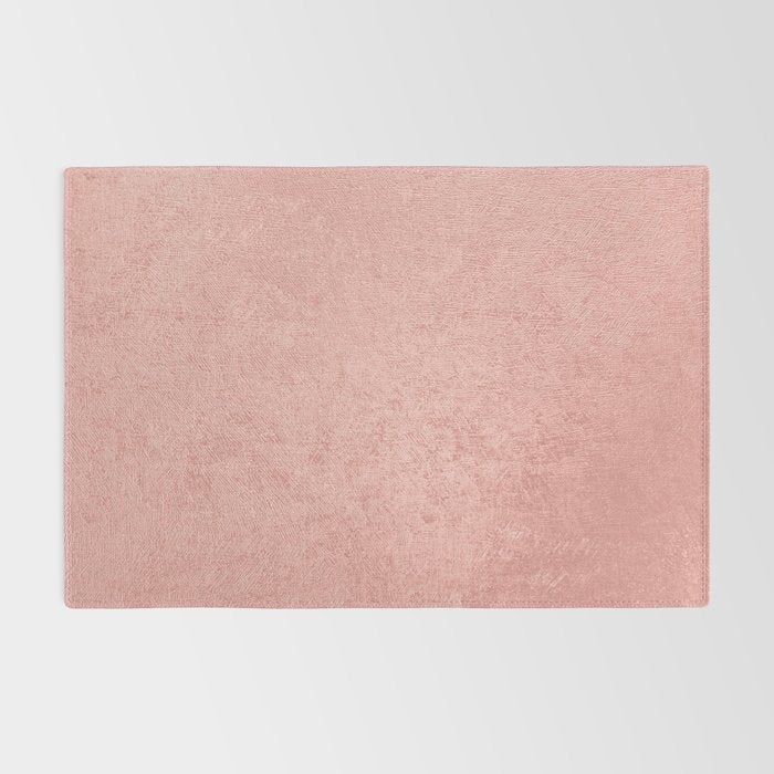 Abstract modern rose pink geometrical pattern Rug Gallery Image 2