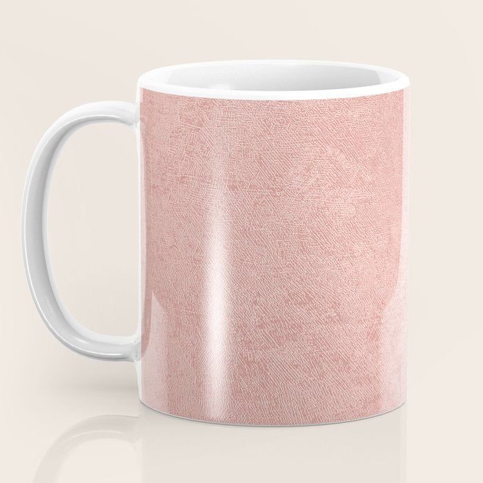 Abstract modern rose pink geometrical pattern Coffee Mug Gallery Image 3