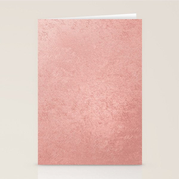 Abstract modern rose pink geometrical pattern Stationery Card Gallery Image 2