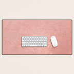 Abstract modern rose pink geometrical pattern Desk Mat Gallery Image 1