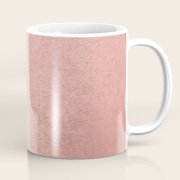 Abstract modern rose pink geometrical pattern Coffee Mug Gallery Image 1