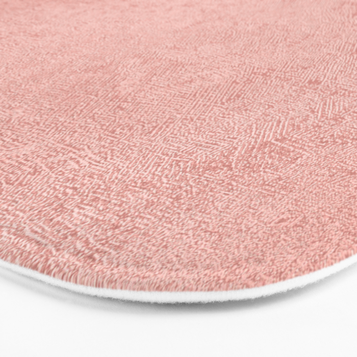 Abstract modern rose pink geometrical pattern Bath Mat Gallery Image 3