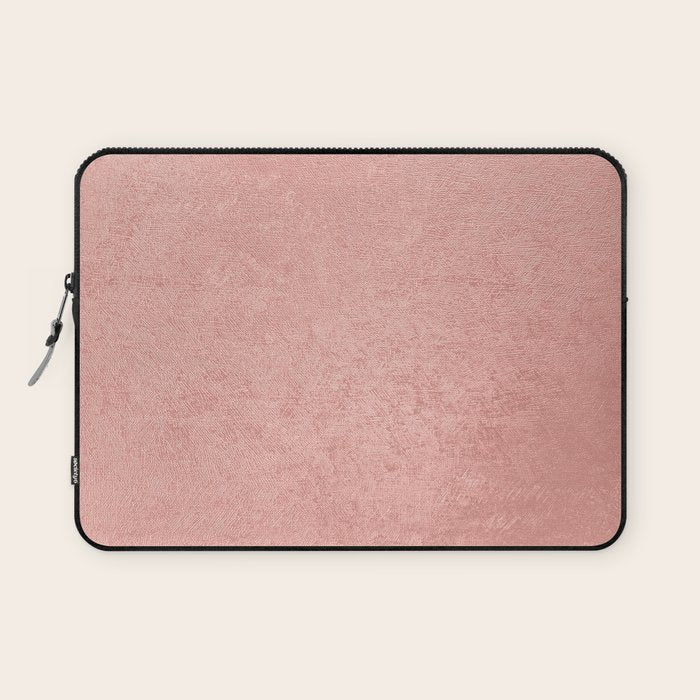 Abstract modern rose pink geometrical pattern Laptop Sleeve Gallery Image 1