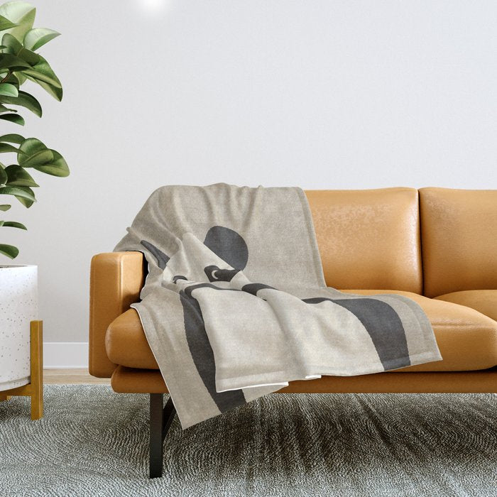 FAUNA / Panda Throw Blanket Gallery Image 1
