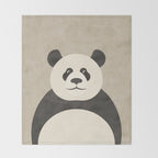 FAUNA / Panda Throw Blanket Gallery Image 2