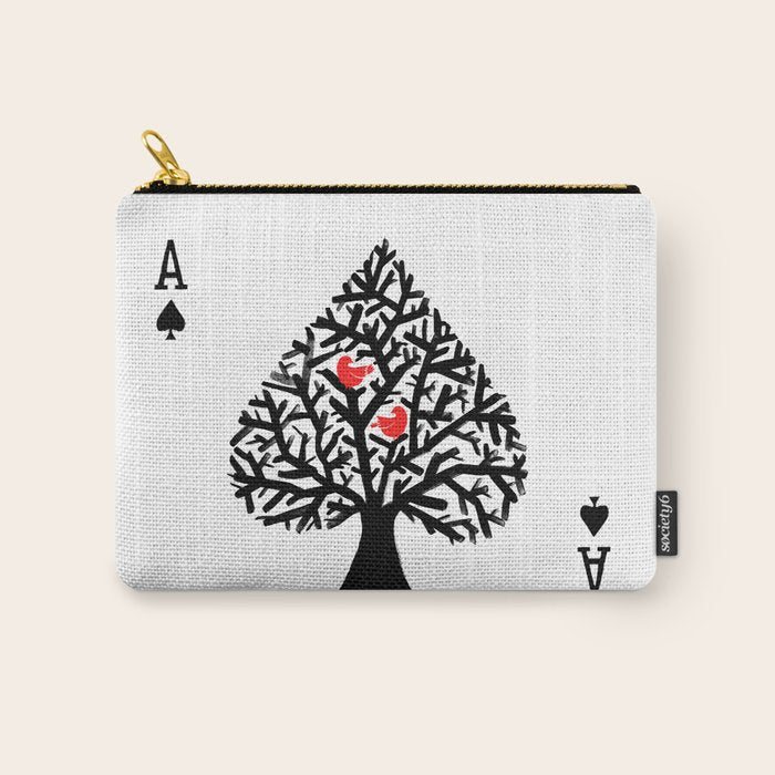 Ace of spade Carry All Pouch Gallery Image 1