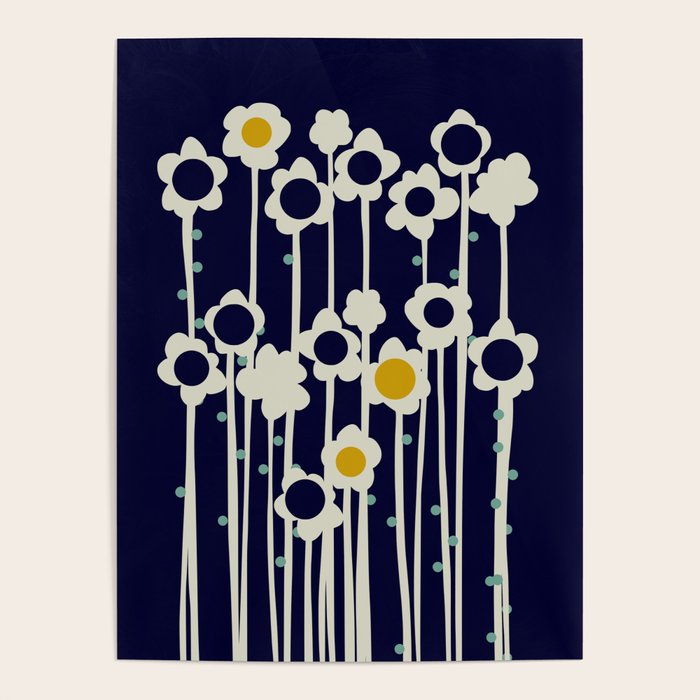 expectant iteration winter sun flowers Poster Gallery Image 1