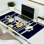 expectant iteration winter sun flowers Desk Mat Gallery Image 2