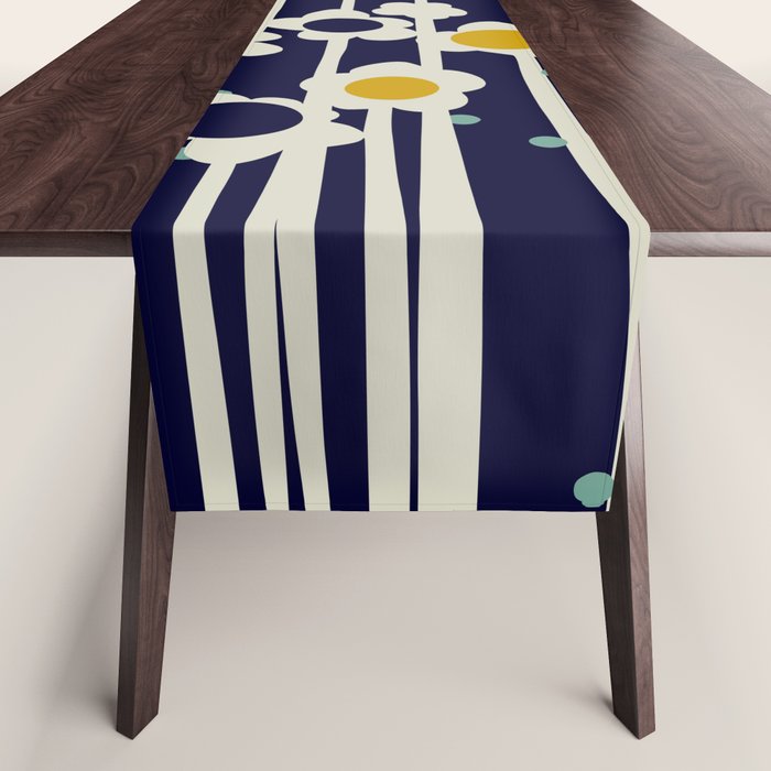 expectant iteration winter sun flowers Table Runner Gallery Image 1
