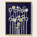 expectant iteration winter sun flowers Serving Tray Gallery Image 1