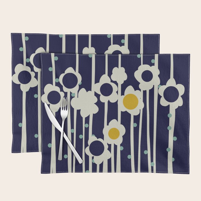 expectant iteration winter sun flowers Placemat Gallery Image 1