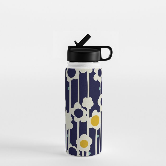 expectant iteration winter sun flowers Water Bottle Gallery Image 1