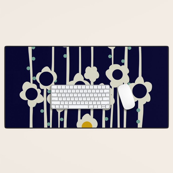 expectant iteration winter sun flowers Desk Mat Gallery Image 1