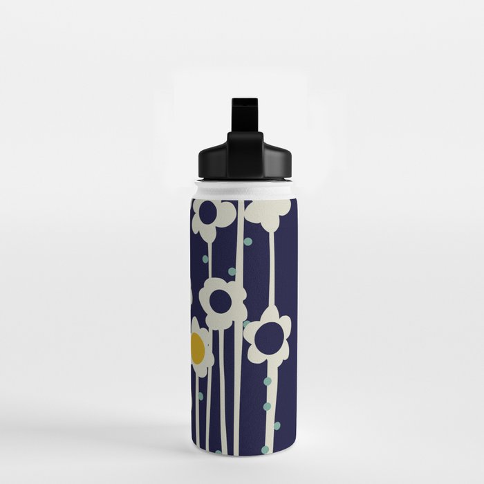 expectant iteration winter sun flowers Water Bottle Gallery Image 2