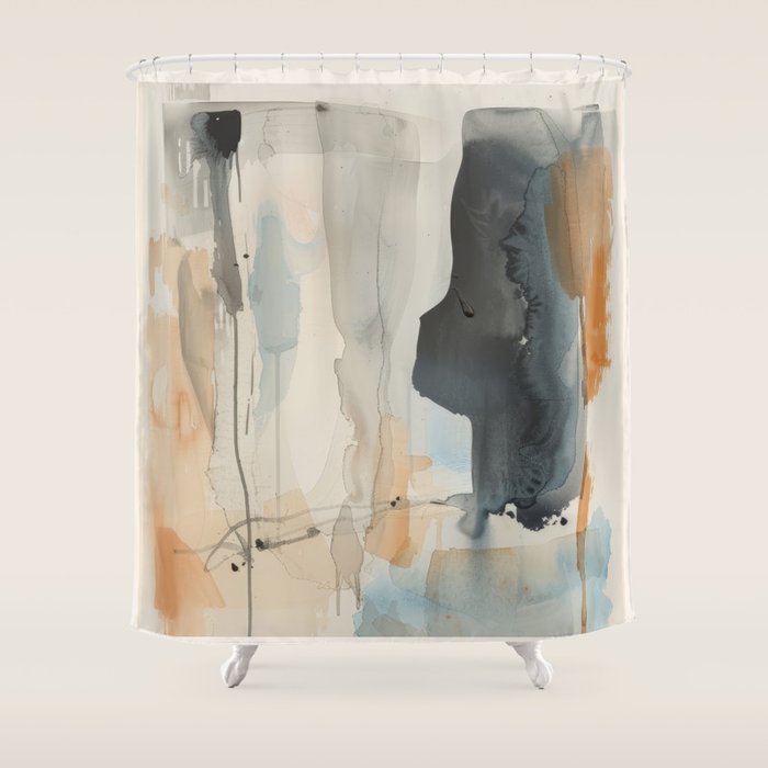 Tide Forms II Shower Curtain Gallery Image 1
