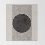 Woodblock Paper Art Throw Blanket Gallery Image 2