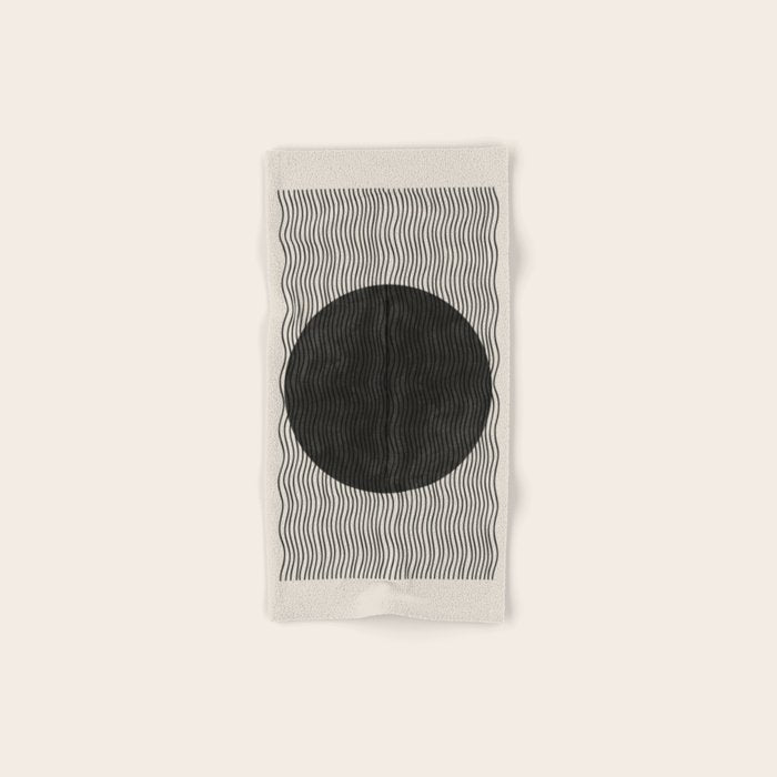 Woodblock Paper Art Hand & Bath Towel Gallery Image 1