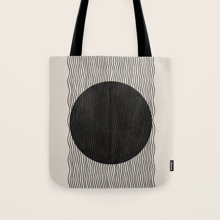 Woodblock Paper Art Tote Bag Gallery Image 1