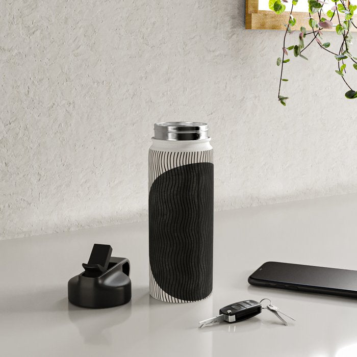 Woodblock Paper Art Water Bottle Gallery Image 4