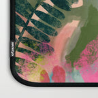 pink jungle leaves art abstract Laptop Sleeve Gallery Image 3